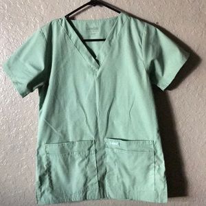V-neck Tunic Scrub Top